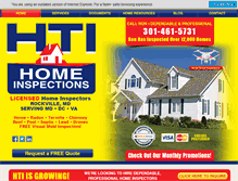 Tablet Screenshot of htihomeinspections.com